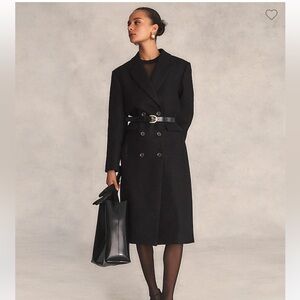 J.Crew Palais double-breasted topcoat in Italian wool-blend melton - size 2